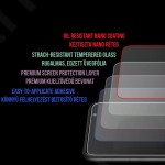 Képernyővédő üveg fólia Apple iPhone 12 Pro Max (törlőkendővel (1 db-os, edzett üveg, karcálló, 9H) TEMPERED GLASS